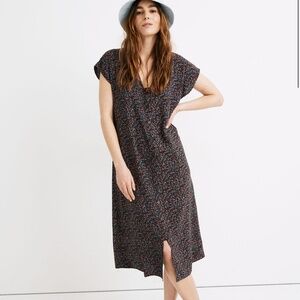 Madewell Easy Midi Dress in Fieldwalk Floral